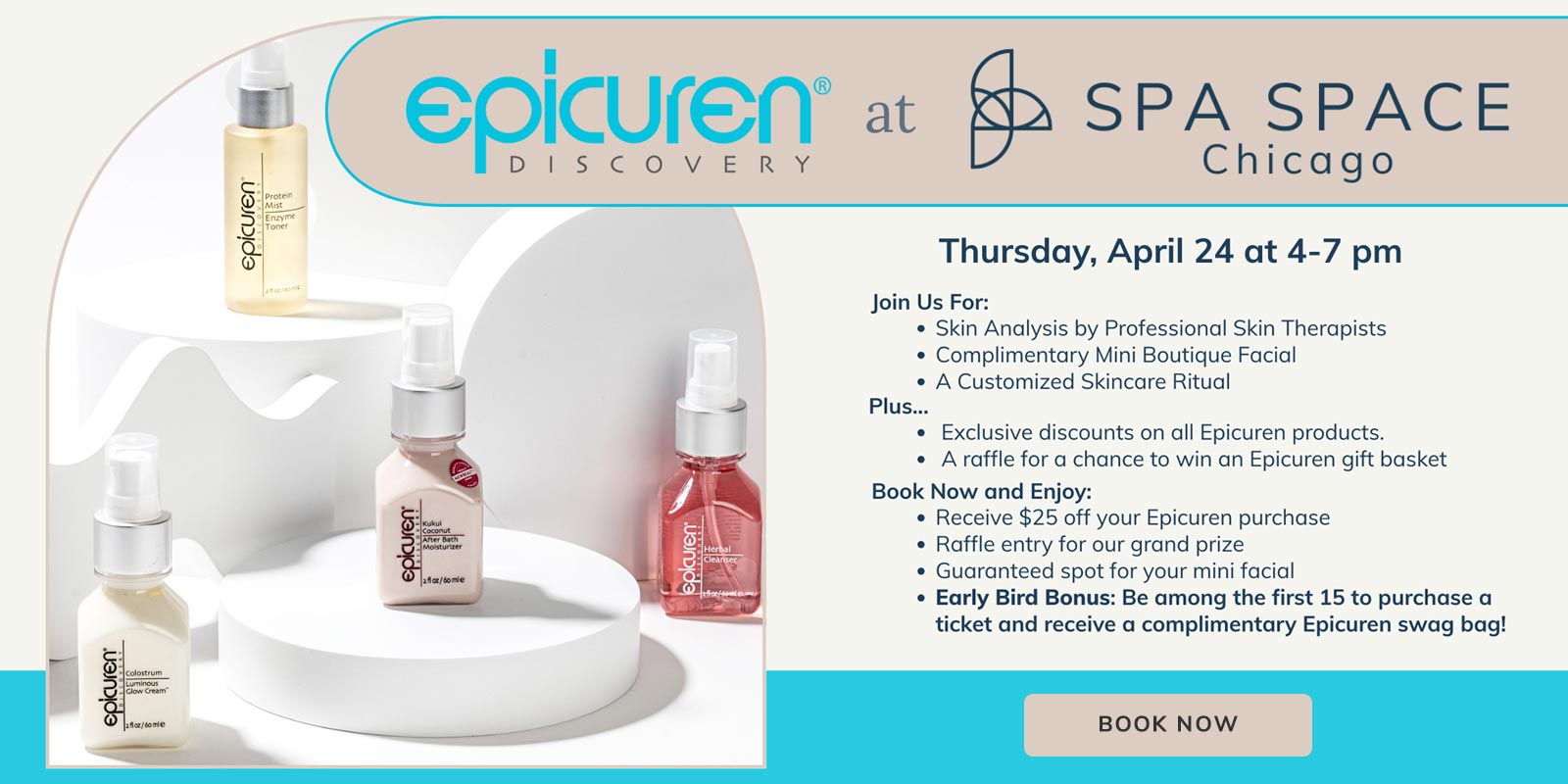 Epicuren Event at Spa Space Chicago