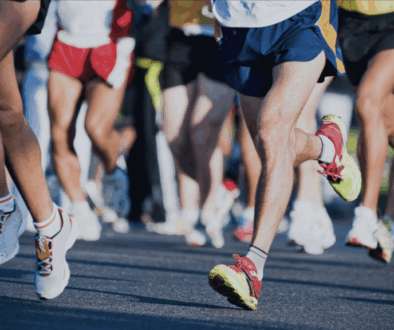 Athletes running the chicago marathon