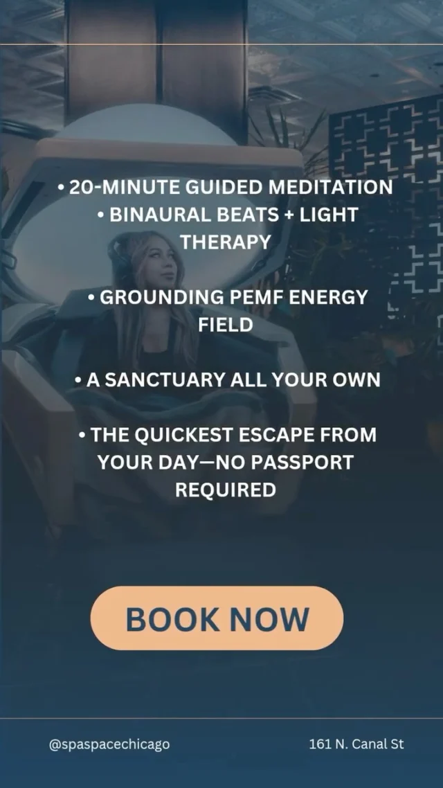Tuesday Reset 

🌿 Reboot your wellness with our touchless therapies. From our @clearlight infrared sauna and red light therapy to PEMF and the @Somadome, our self-guided experiences deliver deep restoration without interruption. The ultimate Chicago escape—no appointment needed.

#TouchlessTherapies #InfraredSauna #RedLightTherapy #PEMFChicago #Somadome #SpaSpaceChicago #WestLoopWellness
